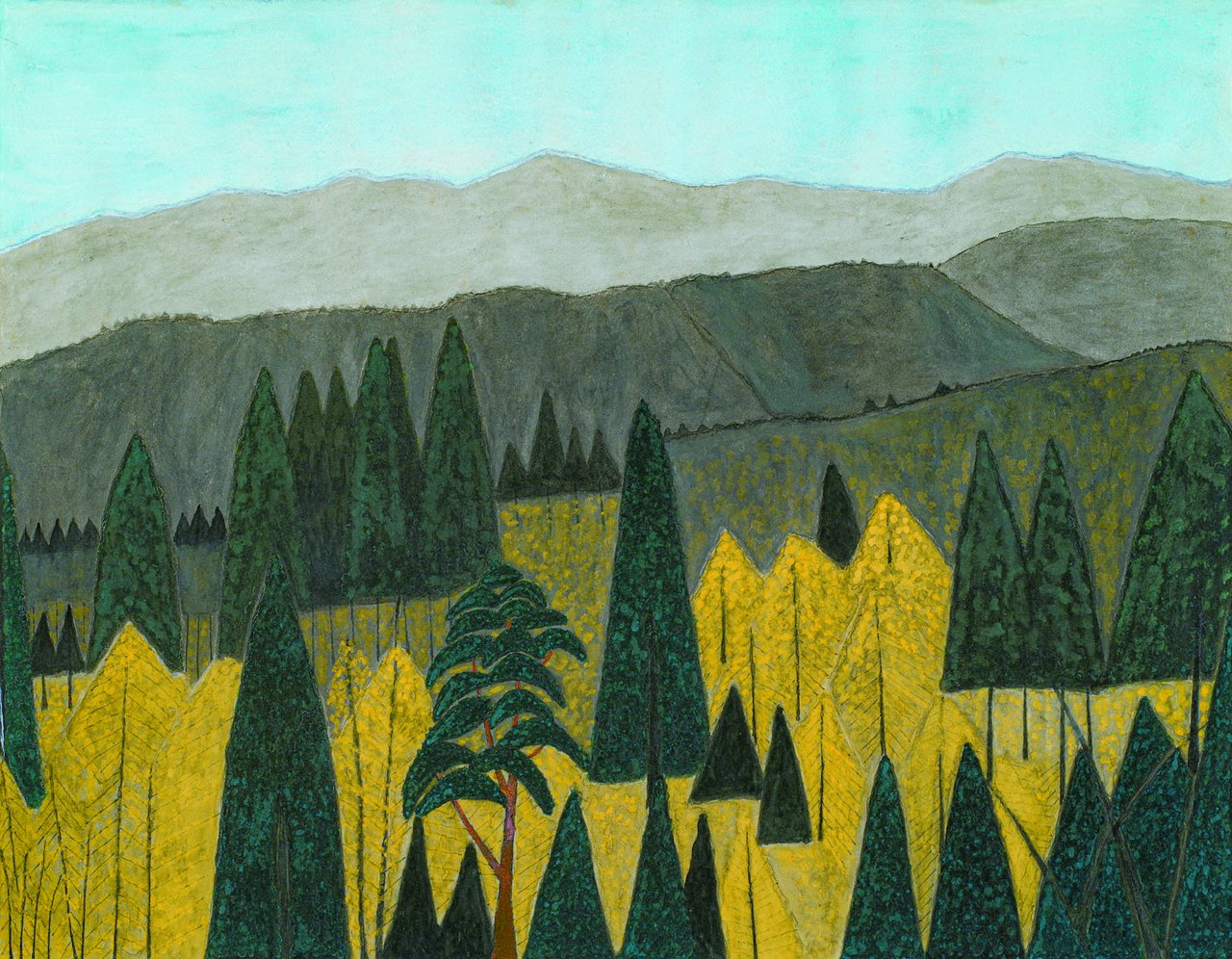 冬の山 「冬の山」『東勝吉画集』より © Katsukichi Higashi 1991-2007